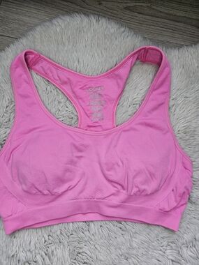 Jockey Pink Seamless Racerback Sports Bra Size L🔥